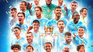 Premier Lig'de üst üste 4. kez şampiyon Manchester City