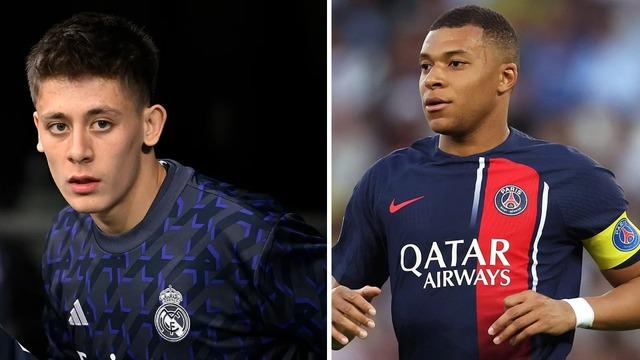 Real Madrid'e transfer olması beklenen Mbappe Villarreal maçını izledi, Arda Güler'e hayran kaldı! Bu çocuk..