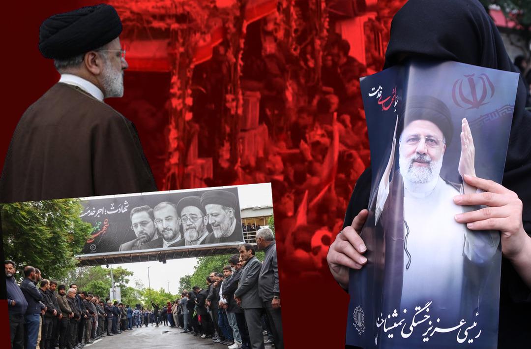 İran&rsquo;da Reisi i&ccedil;in cenaze t&ouml;reni! İzdiham yaşanıyor: Ağıtlar yakıp, akın ettiler...