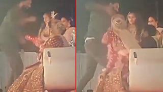 Gelinin eski sevgilisi düğüne katıldı! Damadın elini sıkacak gibi yaptı bir anda yumruklamaya başladı... Davetlileri şaşırtan görüntüler