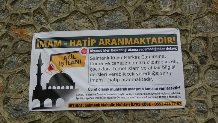 Gündem olan imam ilanı! Maaşı beğenmezse artırılacak, evi beğenmezse başka ev verilecek, meyve toplayıp satabilir
