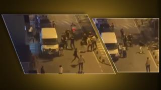 Bağcılar'da ortalık karıştı! Ekipler havaya ateş açtı... 4 polis ve 1 bekçi yaralı