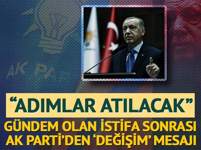 İstifa gündem oldu! AK Parti Sözcüsü Çelik: "Adımlar atılacak"
