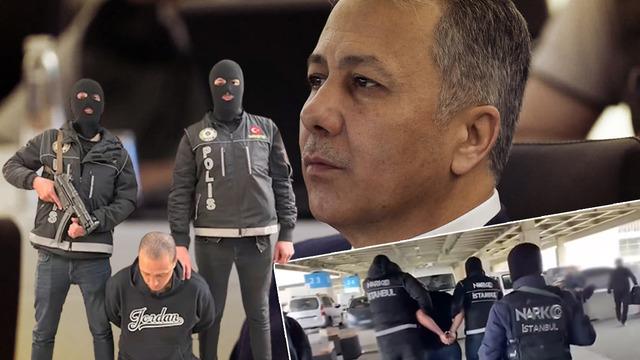 İnterpol kırmızı bültenle her yerde arıyordu! İstanbul'da yakalandılar... Operasyon anı kamerada