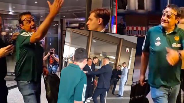 Dün küfürler, bugün espriler havada uçuştu! Ergin Ataman ile Fenerbahçe koçu arasında samimi sohbet