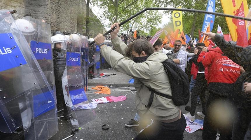 1 Mayıs gösterilerinde polise saldırdıkları sonradan belirlenen 27 şüpheli tutuklandı