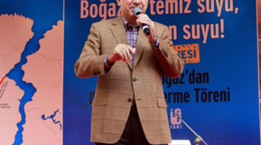 Boğaz'daki deniz suyu Hali&ccedil;'e akacak