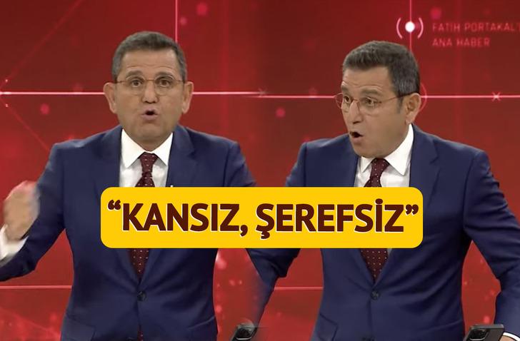 Fatih Portakal, 'bunları deşifre etmek gerekiyor' diyerek canlı yayında a&ccedil;tı ağzını yumdu g&ouml;z&uuml;n&uuml;: Kansız, şerefsiz