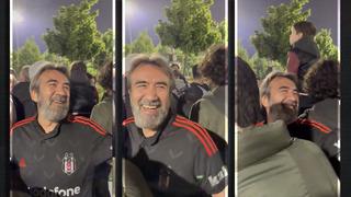 Şampiyonluğu kutlayan Beşiktaş taraftarı Zeki Demirkubuz'u görünce Nuri Bilge Ceylan'a küfürlü tezahürat yaptı