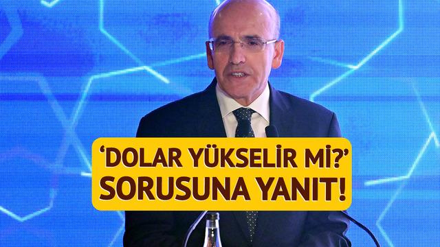 'Dolar yükselir mi?' sorusuna Bakan Şimşek'ten net cevap: Bırakırsak düşer