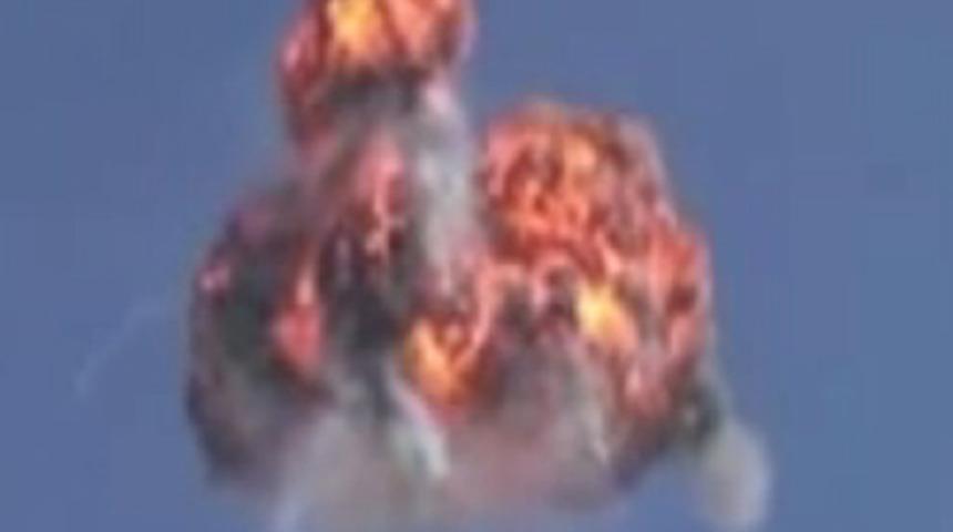 Havada alev topuna d&ouml;nd&uuml;!