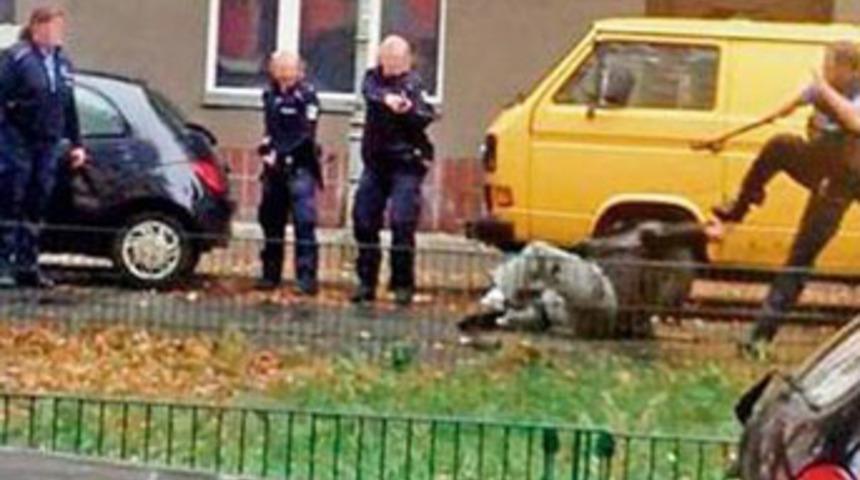 Almanya'da polis vahşeti