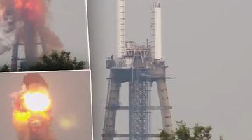 SpaceX'te b&uuml;y&uuml;k patlama: Roketlerin infilak ettiği anlar kamerada! 