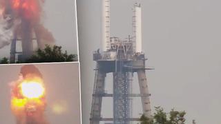 SpaceX'te büyük patlama: Roketlerin infilak ettiği anlar kamerada! 