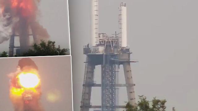 SpaceX'te büyük patlama: Roketlerin infilak ettiği anlar kamerada! 