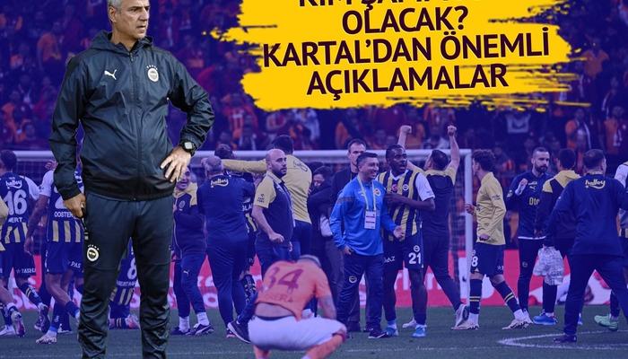 Galatasaray ile Fenerbahçe arasındaki şampiyonluk düğümü çözülüyor! İsmail Kartal'dan motivasyon konuşması: 'İstatistikler de gösteriyor ki...'