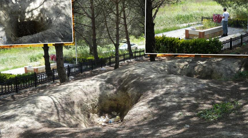 İstanbul'da defineciler şehitliği delik deşik etti: Son hali görenleri şaşkına çeviriyor...