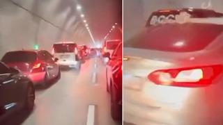 Yer: Üsküdar! Magandalığın böylesi... Tüneli kapatıp yaptıkları pes dedirtti!