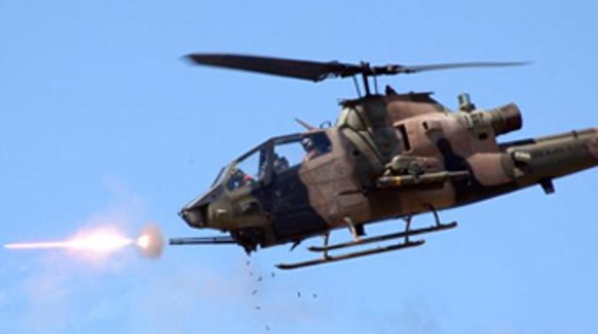 PKK'lılara kobra helikopterli operasyon