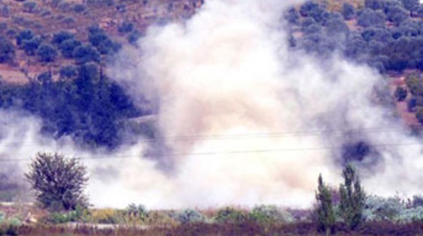 Hatay'a &uuml;&ccedil;&uuml;nc&uuml; havan mermisi