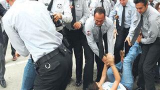 16 özel güvenlik 1 kıza karşı