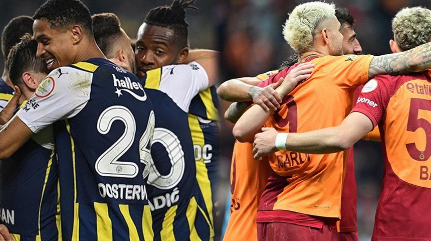 Şampiyonluk yarışı alev alev yanıyor! Galatasaray ve Fenerbahçe'nin maçlarının ilk yarıları sona erdi!