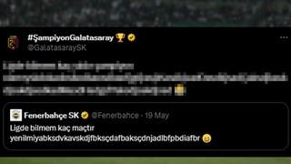 Galatasaray, Fenerbahçe'nin derbi paylaşımına böyle yanıt verdi! Taraftardan beğeni yağmuru
