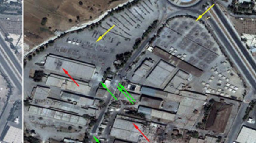 Halep kuşatması uydu fotoğraflarında