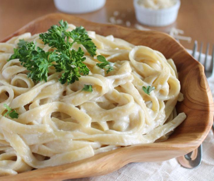 Diyet Fettucini Alfredo Tarifi