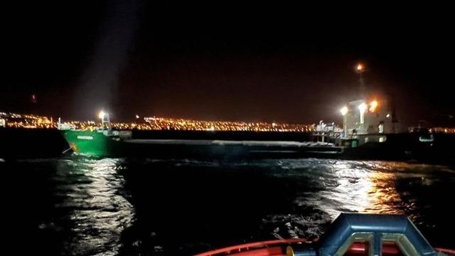 Çanakkale Boğazı’nda genel kargo gemisi makine arızası yaptı