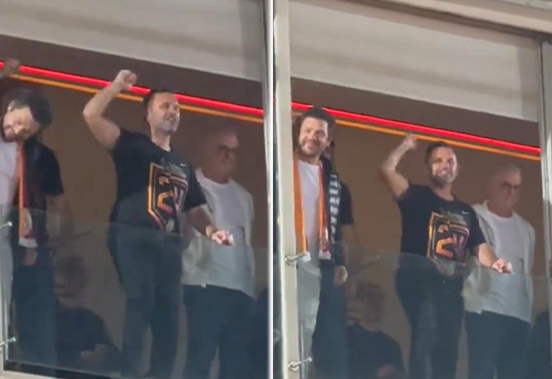 Okan Buruk'un g&ouml;r&uuml;nt&uuml;leri sosyal medyada infial yarattı! Fenerbah&ccedil;eli taraftarlar tepki g&ouml;steriyor...