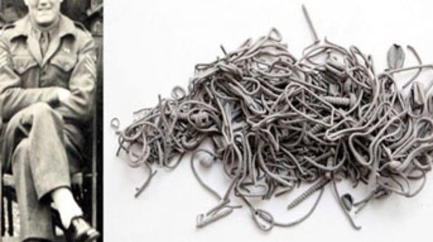 Cesedini yakıldı, geriye bunlar kaldı