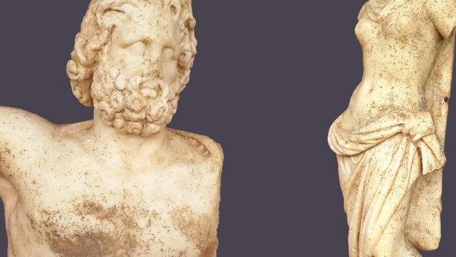 Antalya'da heyecan yaratan keşif! Zeus ve Aphrodite heykelleri... Tam 2 bin yıllık