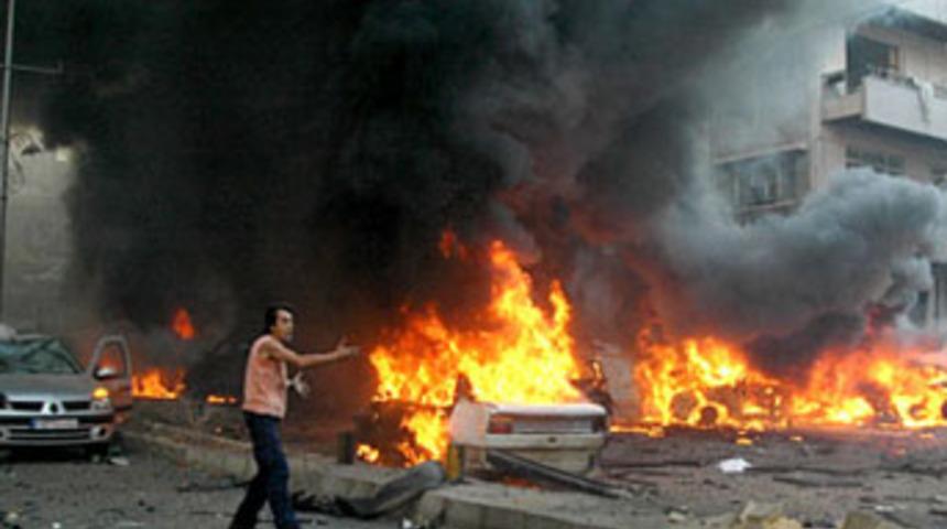 Beyrut'taki patlama g&uuml;venlik kamerasında