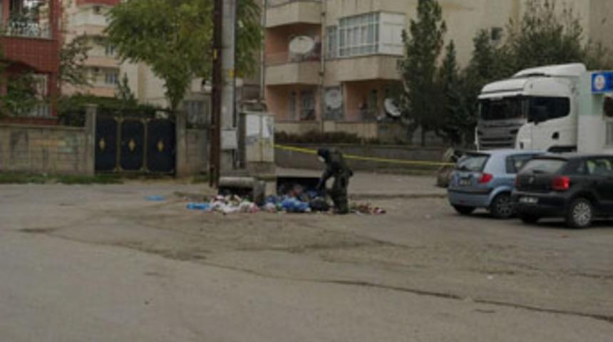 Çöpten uçaksavar mermisi çıktı