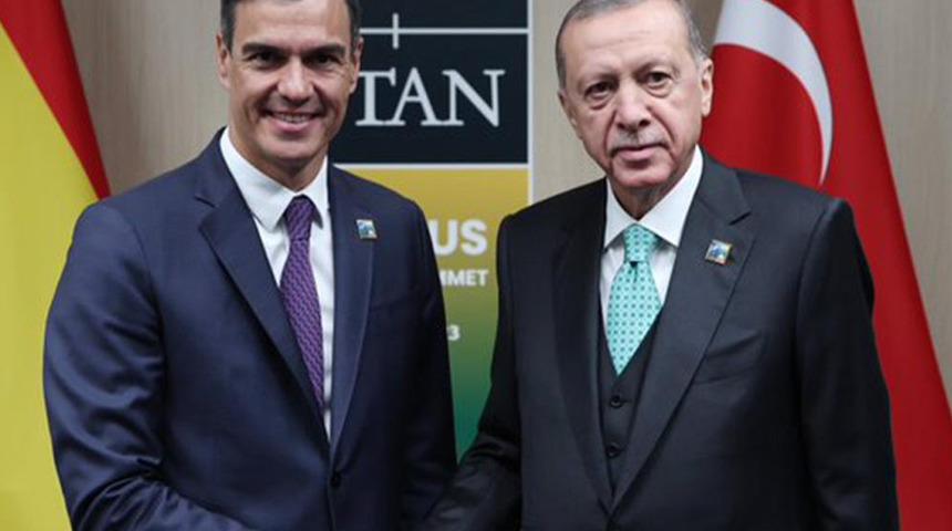 Erdoğan, İspanya Başbakanı Sanchez ile görüştü! 