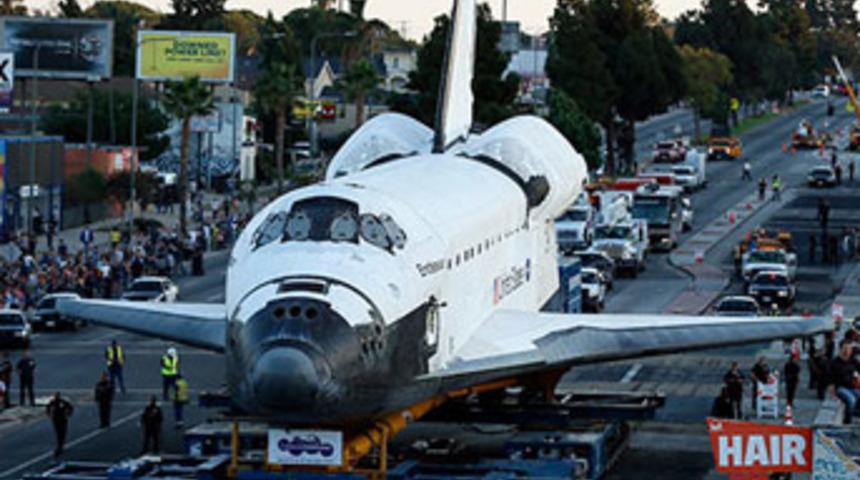 Endeavour son yolculuğunu tamamladı