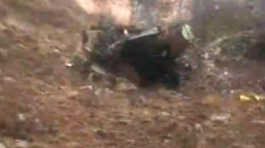 Siirt'te helikopter düştü