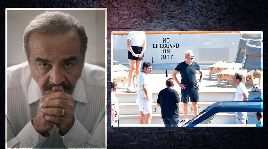 Cansu Taşkın ile pozları ifşa olmuştu! Yılmaz Erdoğan sete ara verilince soluğu lüks yatta aldı