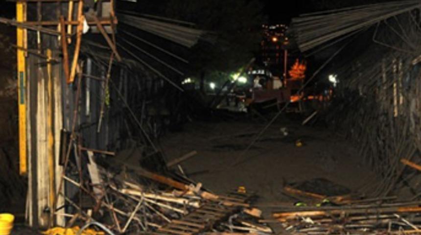 Hızlı tren i&ccedil;in yapılan k&ouml;pr&uuml; &ccedil;&ouml;kt&uuml;