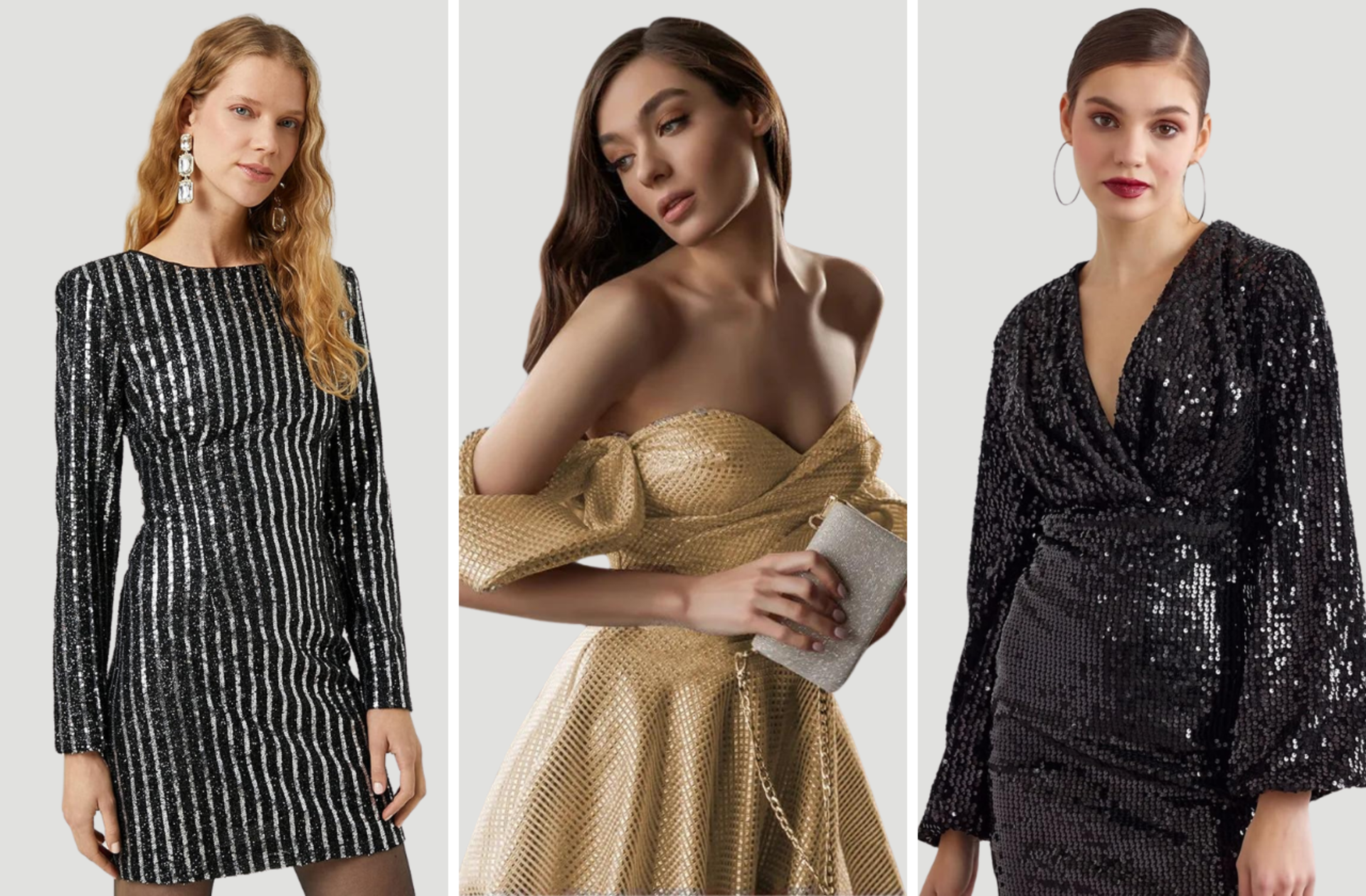 Düğün sezonu açıldı! özel davetlerde giyebileceğiniz payetli elbise modelleri