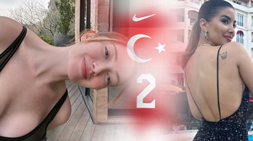 Danla Bilic ve Ala Tokel, milli futbolcular Bertuğ Yıldırım ve Doğan Alemdar ile görüntülendi!