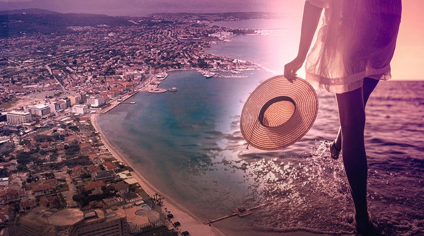Havalar ısındı tatil sezonu açıldı! Çeşme'de Bodrum'da deniz için start verildi