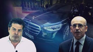 Kamuda tasarruf diyen Bakan Şimşek'in makam aracı olay oldu! Cüneyt Özdemir tepki gösterdi: Kendisi Mercedes'ten inmiyor!