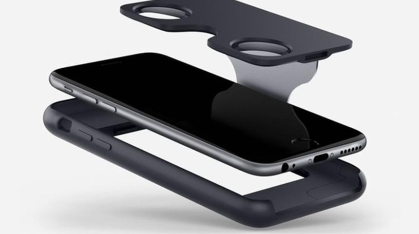 iPhone i&ccedil;in sanal ger&ccedil;eklik (VR) g&ouml;zl&uuml;ğ&uuml; kılıfı: Figment VR