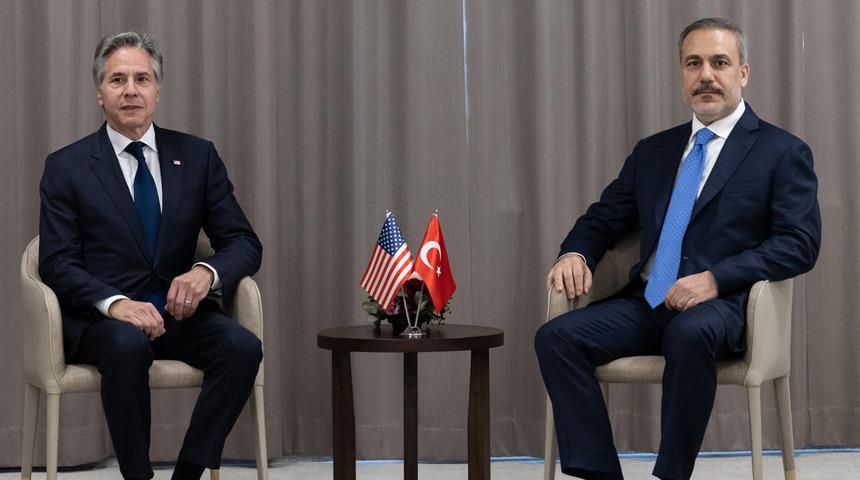  Dışişleri Bakanı Hakan Fidan, ABD'li mevkidaşı Blinken ile görüştü