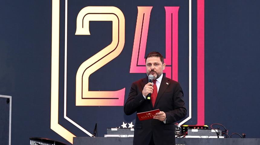 1905 GSYİAD 24. Şampiyonluk Kutlaması, Galatasaray Adası'nda düzenlendi