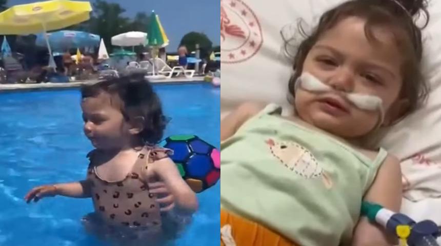 Havuz keyfi zehir oldu: K&uuml;&ccedil;&uuml;k kız ilk kez havuza girdi g&uuml;nlerce yoğun bakımda yattı! Uzman doktor uyardı: Solunum yetmezliğine g&ouml;t&uuml;rebilir!