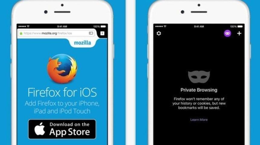 iOS i&ccedil;in Firefox tarayıcı uygulaması &ccedil;ıktı