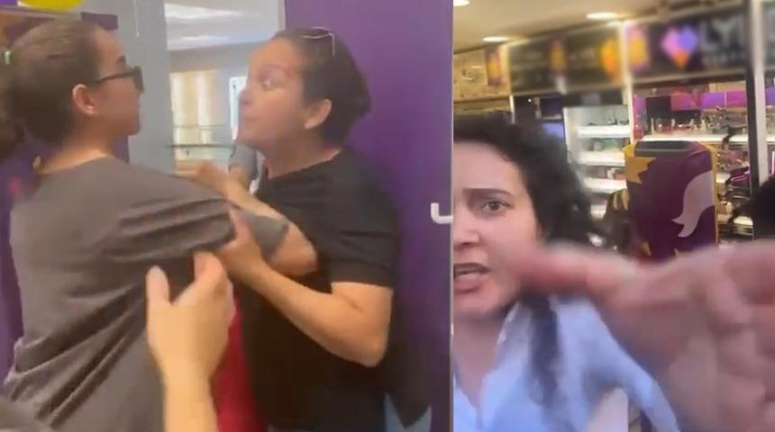 Yüzde 75 indirimi duyanların adeta gözü döndü! Kadınlar son ürünler için birbirlerine girdi: Bursa'da akılalmaz görüntüler